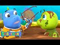 Playing in Muddy Puddles Song +30 min More Fun Educational Kids Songs | The Sharksons Family