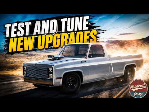 TRYING A NEW TRANSMISSION IN MY 500HP SQUAREBODY IN BREAKOUT GARAGE!!