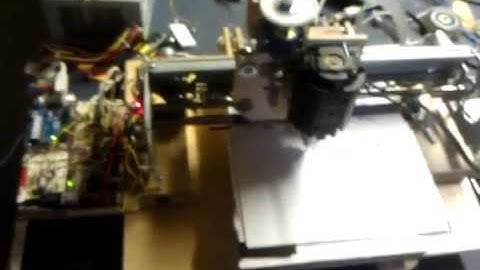 CNC Plotter with Arduino + GRBL now with Z axis