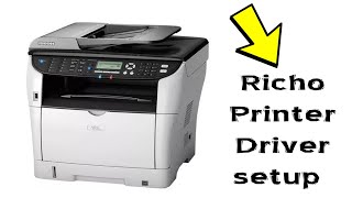 خطوات تعريف طابعه ريكو في ويندوز 7 , 8 , 8.1 , 10 , 11 | Richo Afico Printer Driver step by step