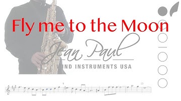 Learn How to play Fly me to the Moon ( Alto Saxophone - Tutorial )