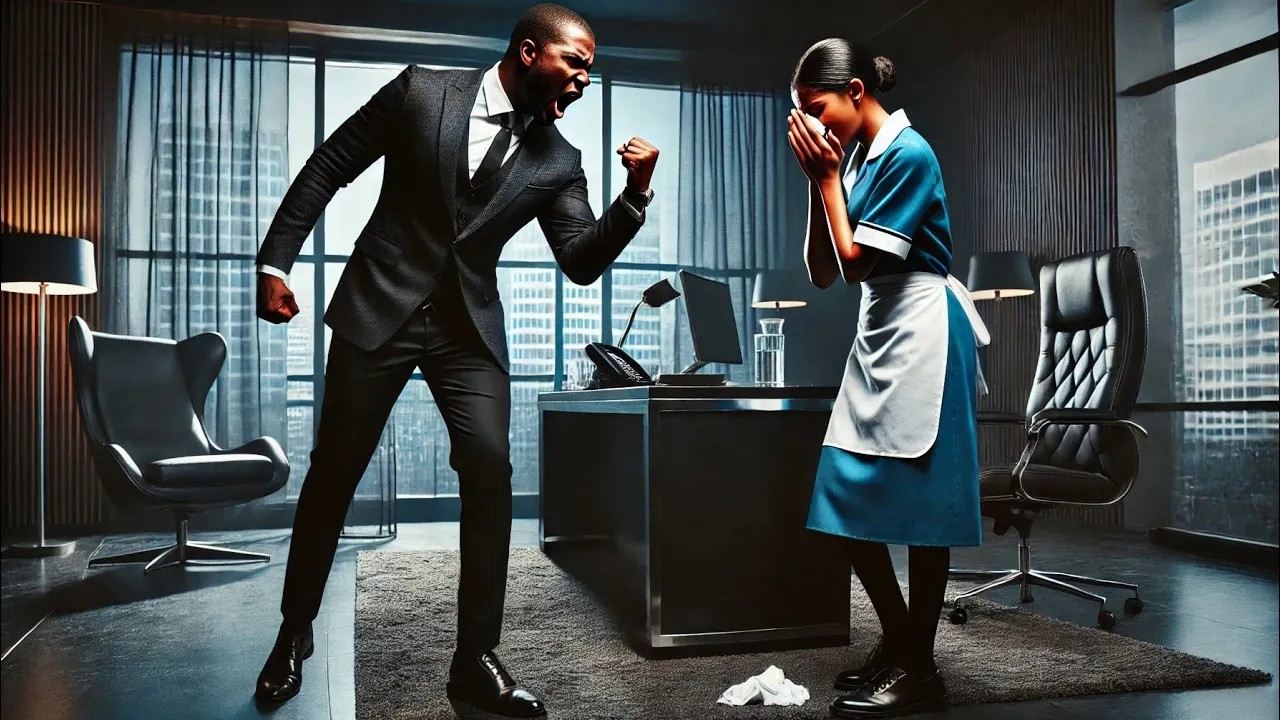 A Maid Accidentally Cleaned the Wrong CEO's Office—Unaware It Belongs to An Arrogant Millionaire