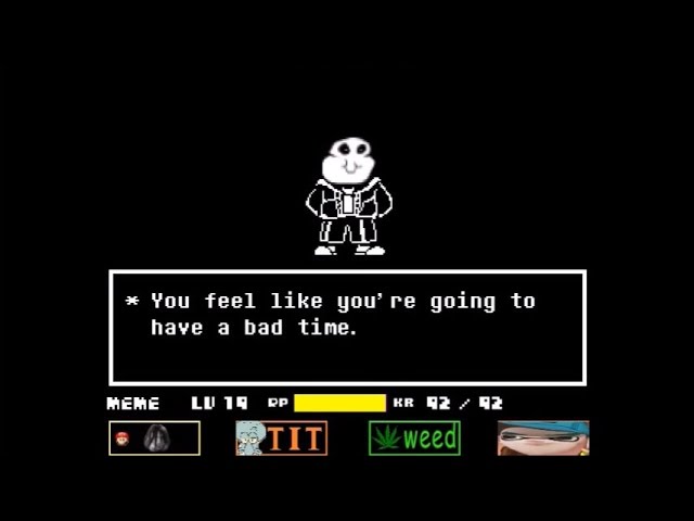 This is what happens if you play bad time simulator without having webGL :  r/Undertale