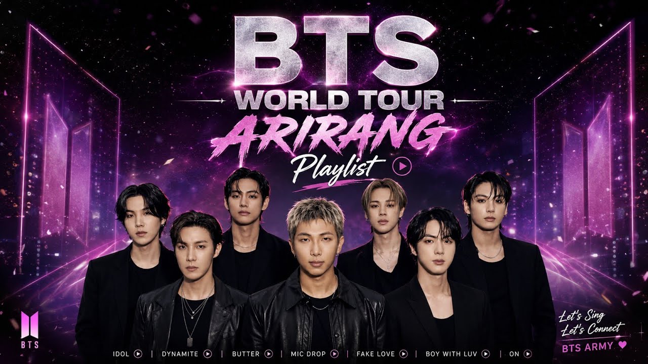 🔥 BTS WORLD TOUR ARIRANG Playlist 2026 💜 | BTS Songs Collection