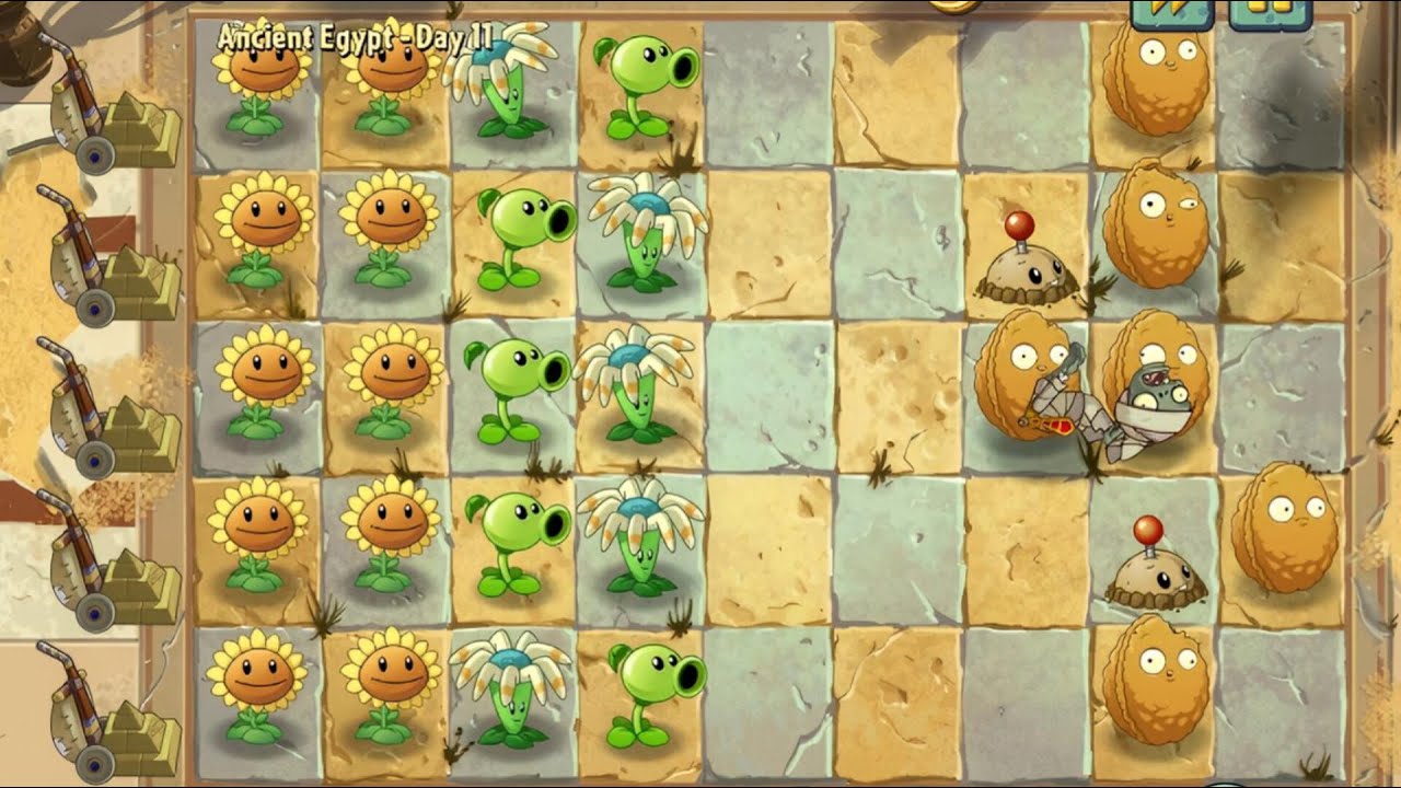 Zombie vs Plants: Ancient Egypt – Day 11