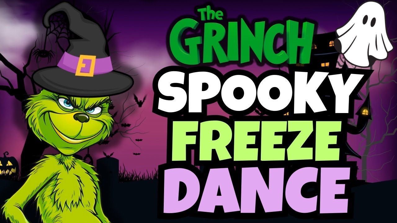The Grinch Spooky Freeze Dance | Halloween Brain Break | Just Dance ...
