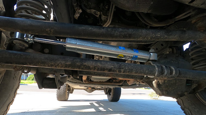 Rancho steering stabilizer jeep jk install