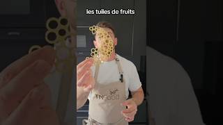 tuiles dentelles aux fruits #patisserie #tuile #fruit #recette #pastry #secret #dentelle