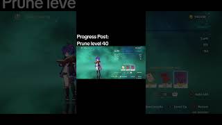 Prune level 40 #game #genshinimpact #character #upgrade #shorts