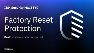 MaaS360 - Factory Reset Protection