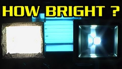 LED Vs Halogen Vs Fluro Work Lights The Watts & Lumens Lighting Scam