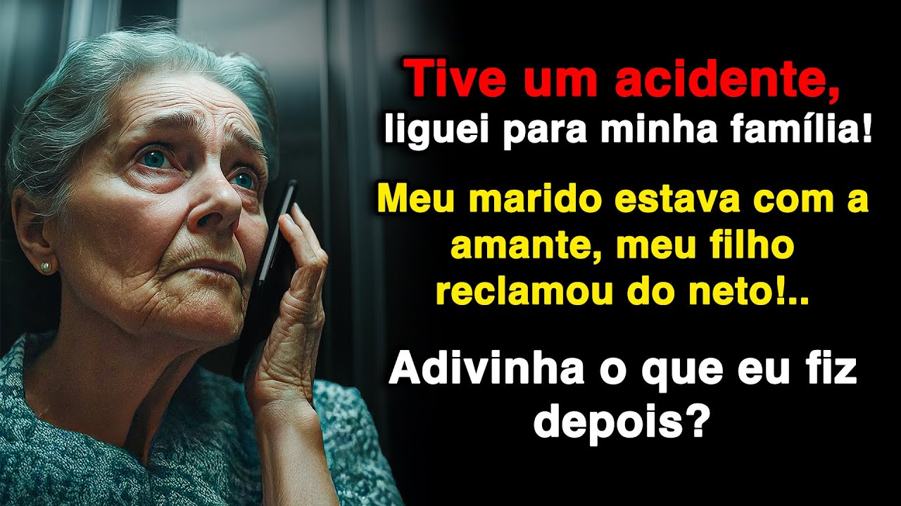 Meu filho brigou comigo por não pegar o neto... eu estava presa no elevador. Mas respondi!