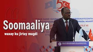 Wasiir Daahir Shire Türkiye Waxay Ka Gudubtay Saaxiibtinimo, Waxayna Noqotay Walaal Soomaaliya