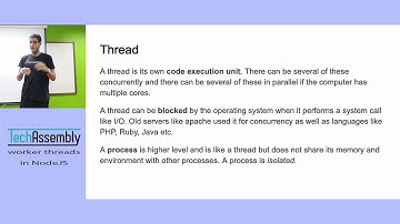 TechAssembly Presents Benjamin Gruenbaum - Worker threads in Node
