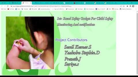 IOT - Based on child safety monitoring and notification, Team ID : PNT2022TMID39837