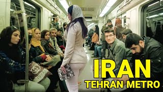 ภายในรถไฟใต้ดิน TEHRAN 🇮🇷 สังคมอิหร่านในรถไฟใต้ดินมีลักษณะเป็นอย่างไร! อิหร่าน