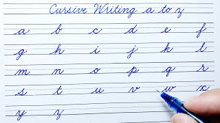 Cursive writing a to z abcd | English small letters abcd | Cursive handwriting practice | abcd