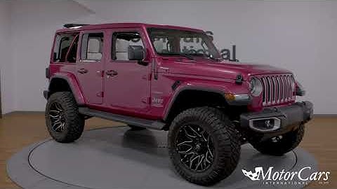 2022 Jeep Wrangler Ozark Mountain Edition in Tuscadero Pearl - tuscadero  pink jeep wrangler