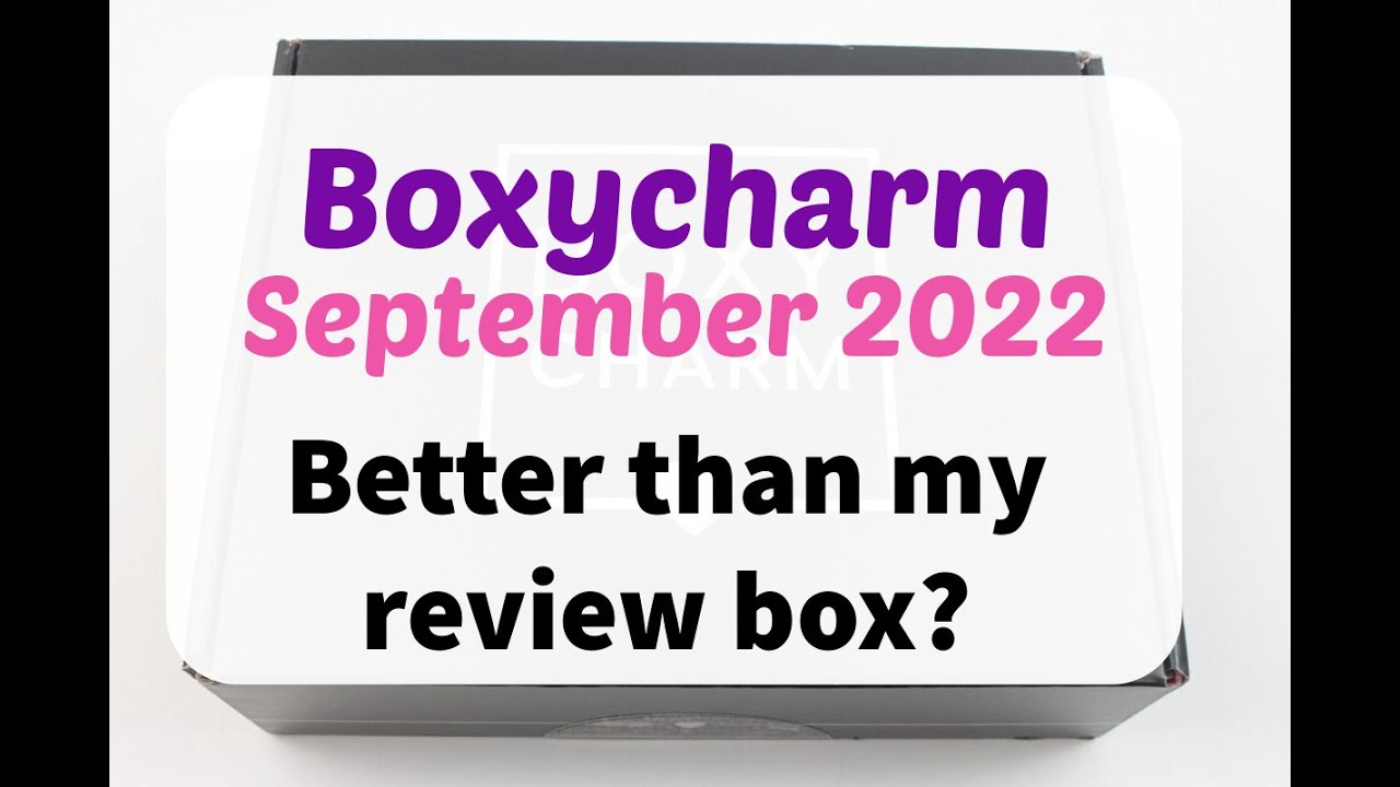 September 2022 Boxycharm Base Box Unboxing/Review + Coupon