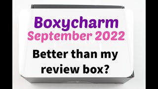 September 2022 Boxycharm Base Box Unboxing/Review + Coupon