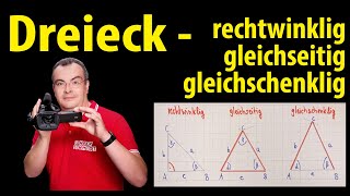 Dreieck - rechtwinklig - gleichseitig - gleichschenklig | Lehrerschmidt