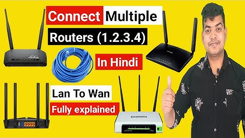 How to Connect Multiple Routers On 1 network Hindi main | Multiple routers kaise connect Karen