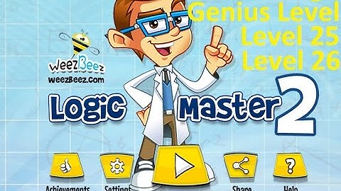 Logic Master 2  Genius Level  Level 25, Level 26  Walkthrough Gameplay