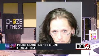 Albuquerque police searches for Chuze Fitness thief