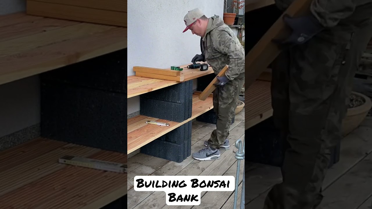 Building a Bonsai Bench - YouTube