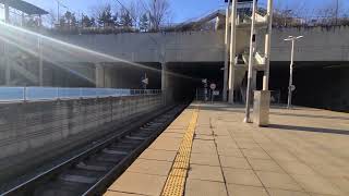 KTX 001호기 서울행 #472 광명역 진입
