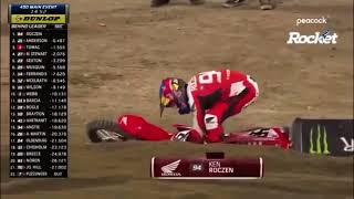 Anderson takes out Roczen original crash