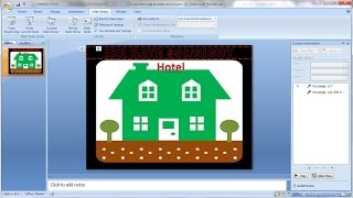Tutorial powerpoint 2007 |Cara Membuat Slideshow Animasi Teks Berjalan (4)