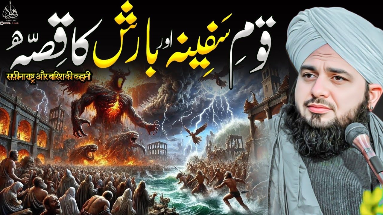 Qoum-e-Safeena Aur Barish Ke Azaab Ka Waqia | Ajmal Raza Qadri | Peer Ajmal Raza Qadri Bayan