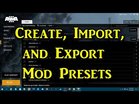 The Beginner's Guide to Managing & Using Arma 3 Launcher Mod Presets