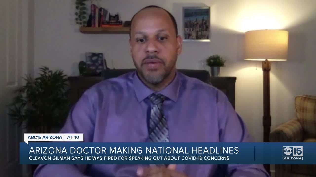 Arizona doctor fired after raising concerns about COVID? YouTube