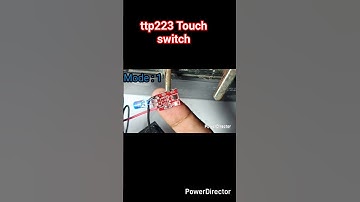 Capacitive Touch Sensor Switch Module ttp223 touch switch #ttp223 #phonk all 4 type modes #module