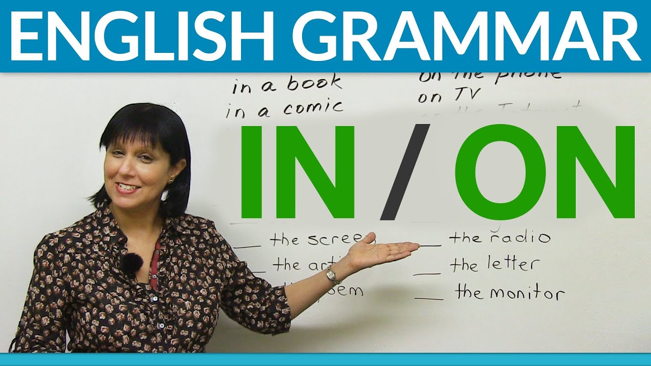 ⁣English Prepositions: IN or ON?