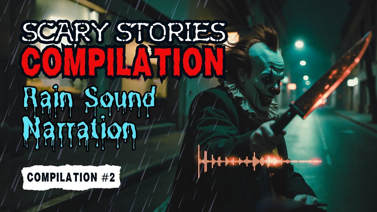 3 SCARY STORIES COMPILATION #2| RELAXING Rain Sounds | REAL Voice Narration