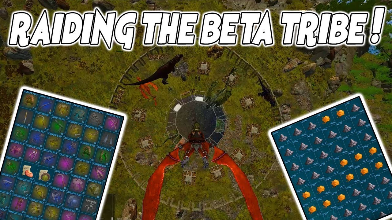 RAIDING THE BETA ! - ARK Official Asia PvP Server Challenge S1E4