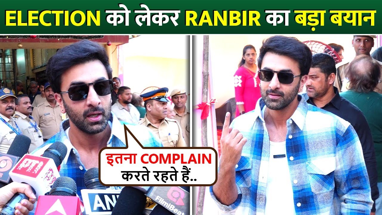 Ranbir Kapoor Arrives at the Polling Booth, Reveals Truth About Indian Citizens | BMC Elections