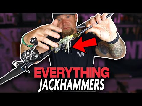 Everything Jackhammers! Rods, Reels, Tactics & NEW Z Man Colors!!!