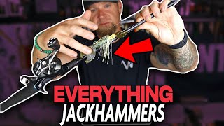 Everything Jackhammers! Rods, Reels, Tactics &amp; NEW Z Man Colors!!!