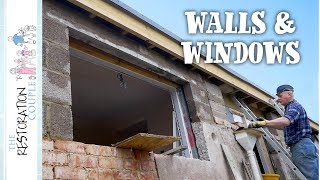 Blockwork and Window Install | DIY Garage Conversion