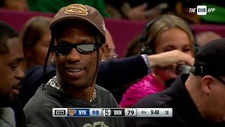 Travis Scott has to pay Immanuel Quickley for this commercial of his Cacti drink during an NBA game