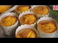 Pumpkin Cupcakes。不加一滴水的南瓜鸡蛋糕，松软香甜，做法简单快速，非常好吃！