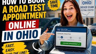How to book a road test appointment online in Ohio