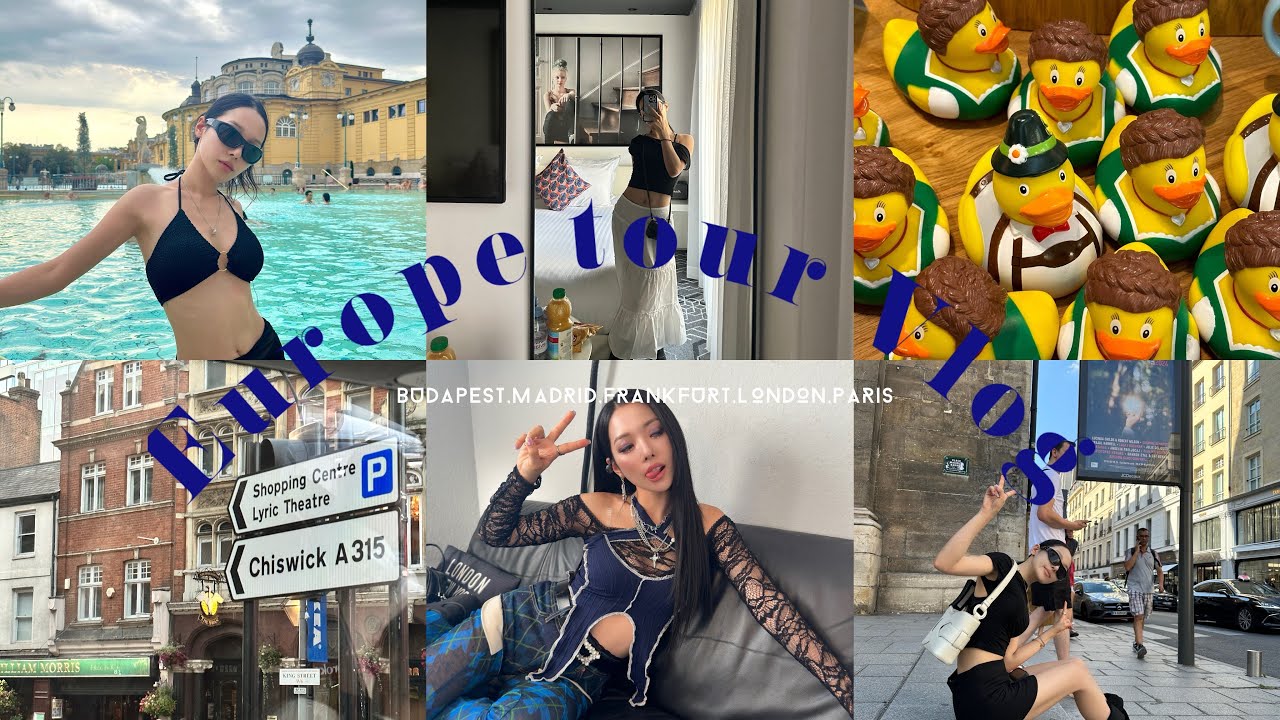 VLOG | (SUB) Playground 유럽투어🙆🏻‍♀️🤍 2달동안 정말 행복했습니다🥹#europe #vlog