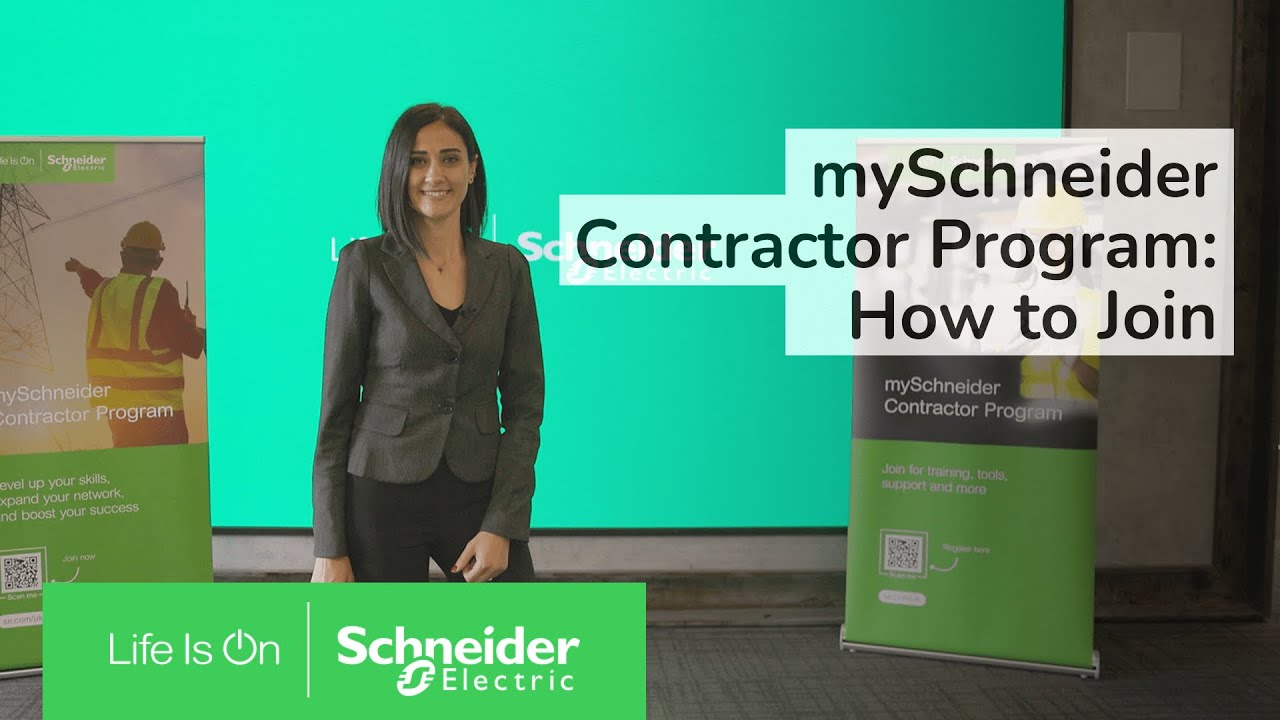 How to Join the mySchneider Contractor Program | Schneider Electric ...