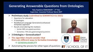 Toky Hajatiana Raboanary, HPI Research School at UCT 2021