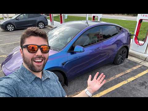 800+ Mile Weekend Trip in Tesla Model Y AWD! Going To The Beach And Checking Out V4 Superchargers
